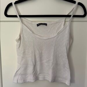 Brandy Melville White Crop Camisole Top